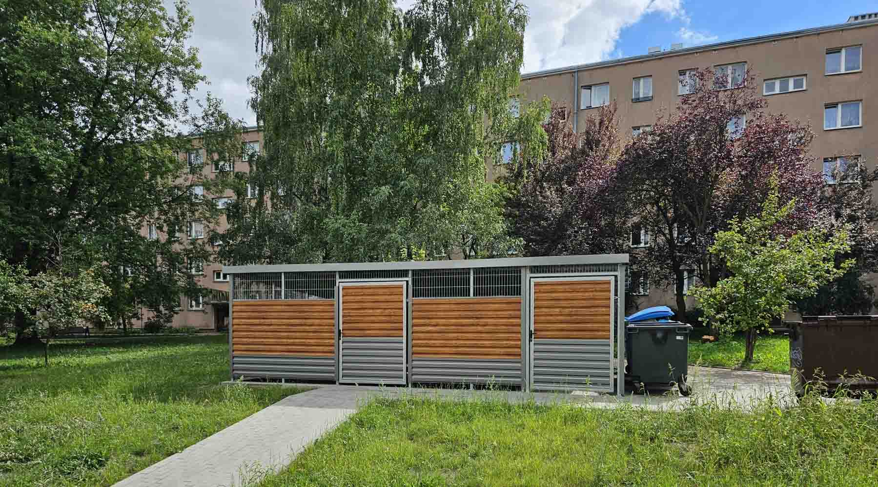 Realizacja altany śmietnikowej