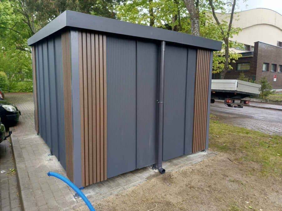 Realizacja altany śmietnikowej